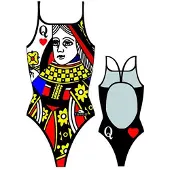 Turbo Queen Of Hearts Badetøj