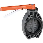 Cepex Stål 32618 Pvc-u Ø160 Butterflyventiler Std-serie Epdm-o-ringe Zinkbelagt Aksel