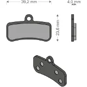 Brenta Ciclo Xtr/quadien Shimano/trp/tektro Sintrede Bremseklodser