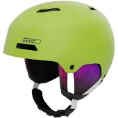 Giro junior vinterhjelm CRUE mat fluorescent green str. S (52-55.5 cm) (NEW 2025/2026)