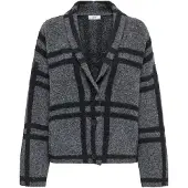 JDY Cardigan 'JDYLydia' grå / sort