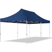 TOOLPORT 3x6m, aluminium, easy-up-pavillon, uden sidedele, mørkeblå