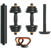 Fed Håndvægtssæt V2+stang+kettlebell 20kg
