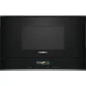 Siemens iQ700 BE732R1B1, Indbygget, Kombination mikroovn, 21 L, 900 W, Berøring, Sort