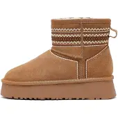 Derimod Boots camel / brun / hvid