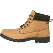 Jack & Jones Snørestøvler 'JFWCRANFIELD' mørkebrun / sennep