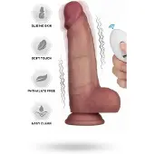 Vuxen Sliding Skin Pro II Silicone Vibrating Dildo 20 cm