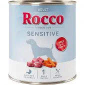 Rocco Sensitive 6 x 800 g - NYHED: Okse & gulerod