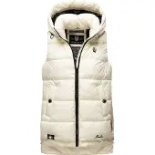 MARIKOO Vest 'Zarinaa' sort / uldhvid