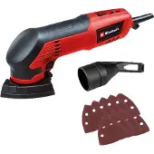 Einhell TC-DS 20 E, Delta slibemaskine, Velcro, Sort, Rød, 12000 rpm, 22000 rpm, Vekselstrøm