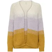 ONLY Cardigan 'ONLALYSSA' ecru / safran / lilla