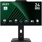 MSI PRO MP242PMG - LCD-skærm - 24 (23.8 til at se) - 1920 x 1080 Full HD (1080p) @ 120 Hz - IPS - 300 cd/m² - 1500:1 - 1 ms - HDMI, VGA, DisplayPort - højtalere