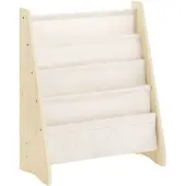 SoBuy Montessori-bogreol 4 niveauer Natur 63x28x76 cm