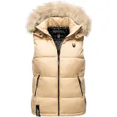 MARIKOO Vest 'Eisflöckchen' sand