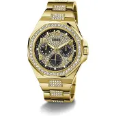 GUESS Analogt ur 'EMPIRE' guld / sort