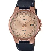 Casio Herreur MTP-E173RL-5AVEF Collection Rosa guldfarvet/Læder