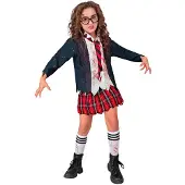 Widmann Zombie skolepige kostume