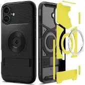 Spigen Slim Armor Mag Fit Backshell til iPhone 16 - Svart