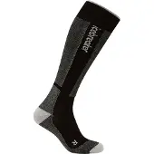 Icebreaker - Skistrømper - M Merino Blend Ski+ Light OTC Black/Ether/Graphite til UnisexUld - Størrelse 39-41,5 - Sort