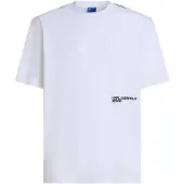 Karl lagerfeld JEANS Bluser & t-shirts grå / mørkegrå / sort / hvid