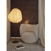 Ferm Living Kurbis gulvlampe high Natural-black