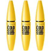 Maybelline Volume Express Colossal Mascara 100% Black - 3 Stuks