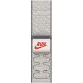 Apple Nike - Løkke for smart watch - 42mm - 130 - 190 mm - sløret grå - for Watch Hermès Series 7, Hermès Series 9, SE 3, Series 10, Series 11, Series 8, Series 9