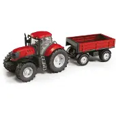 Baczek Traktor med anhænger (rød)