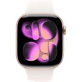 Apple - Urrem for smart watch - 46mm - S/M størrelse - lys blush - for Watch Hermès Series 9, SE 3, Series 10, Series 11, Series 8, Series 9, Ultra 2, Ultra 3