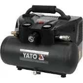 YATO 6L 36V kompressor (18Vx2) UDEN BATTERI OG LADER - SOLO
