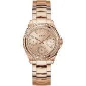 GUESS Analogt ur 'Ritzy' rosa guld
