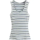 Next Overdel navy / hvid