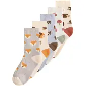 Next Sokker beige / blå-meleret / grå-meleret / rød