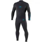 Ocean & Earth Surf School 4/3 Mm Langærmet Neopren-dragt Med Lynlås På Ryggen