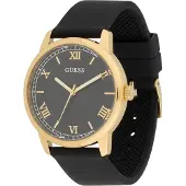 GUESS Analogt ur 'CHANDLER' guld / sort