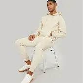 Jack & Jones Herre Cover Script Tracksuit Moonbeam