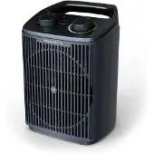 Rowenta Intense Comfort SO2351F0, Blæser med elektrisk områdevarmer, IP20, Indendørs, Gulv, Bord, Grå, Dreje
