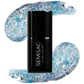 Semilac UV Nagellack Neglelakgel 7 ml 611 Violet Night