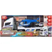 Teamsterz Mighty Machines Small Light and Sound Police Heli Transporter