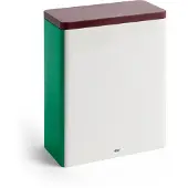 HAY Tin Container opbevaringskrukke x-large Off white-burgundy-green
