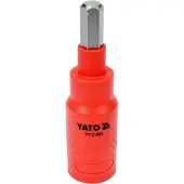YATO ISOLO. SEKSKANTNØGLE 8X75MM 3/8 VDE