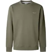 Pepe Jeans Pepe Jeanstil mænd. PM5800013 Sweatshirt Macbeth Small Logo grøn (M), Casual, Bomuld
