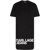 Karl lagerfeld JEANS Kjole sort / hvid