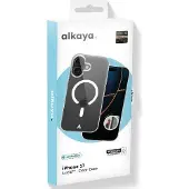Alkaya LUCID mobiltelefonetui, kompatibelt med MagSafe til iPhone 17, gennemsigtigt