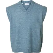 Selected Vest 'SLHRai' blå-meleret