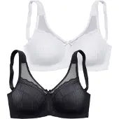 Petite fleur BH sort / hvid