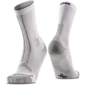 X-socks - Langrendstøj - Trail Run Discover Crew Arctic White/Pearl Grey til Unisex - Størrelse 45-47 - Hvid