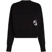 Karl lagerfeld JEANS Sweatshirt sort / hvid