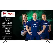 TCL 65C6K - 65 Diagonal klasse C6K Series LED-bagbelyst LCD TV - QLED - Smart TV - Google TV - 4K UHD (2160p) 3840 x 2160 - HDR - Quantum Dot, Mini-LED