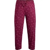 Zizzi Pyjamasbukser 'Mtanji' vinrød / hvid